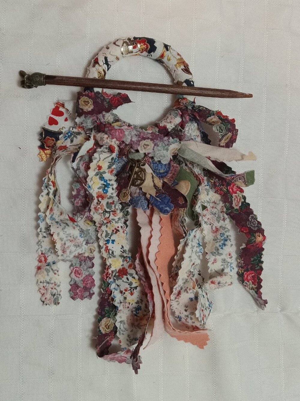 Round dreads or hair wrap/boho bun extension/Hair clip/Hair atebas & pic